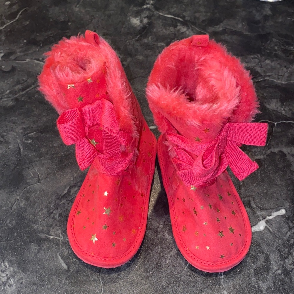 Crazy 8 Pink & Gold Star ⭐️ Boots